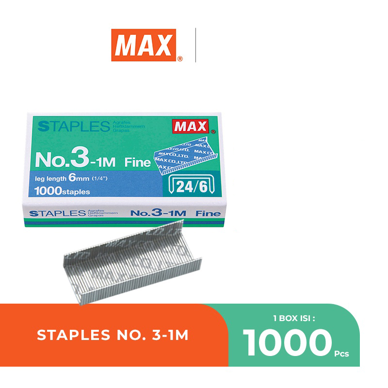 Isi Staples Max No. 3