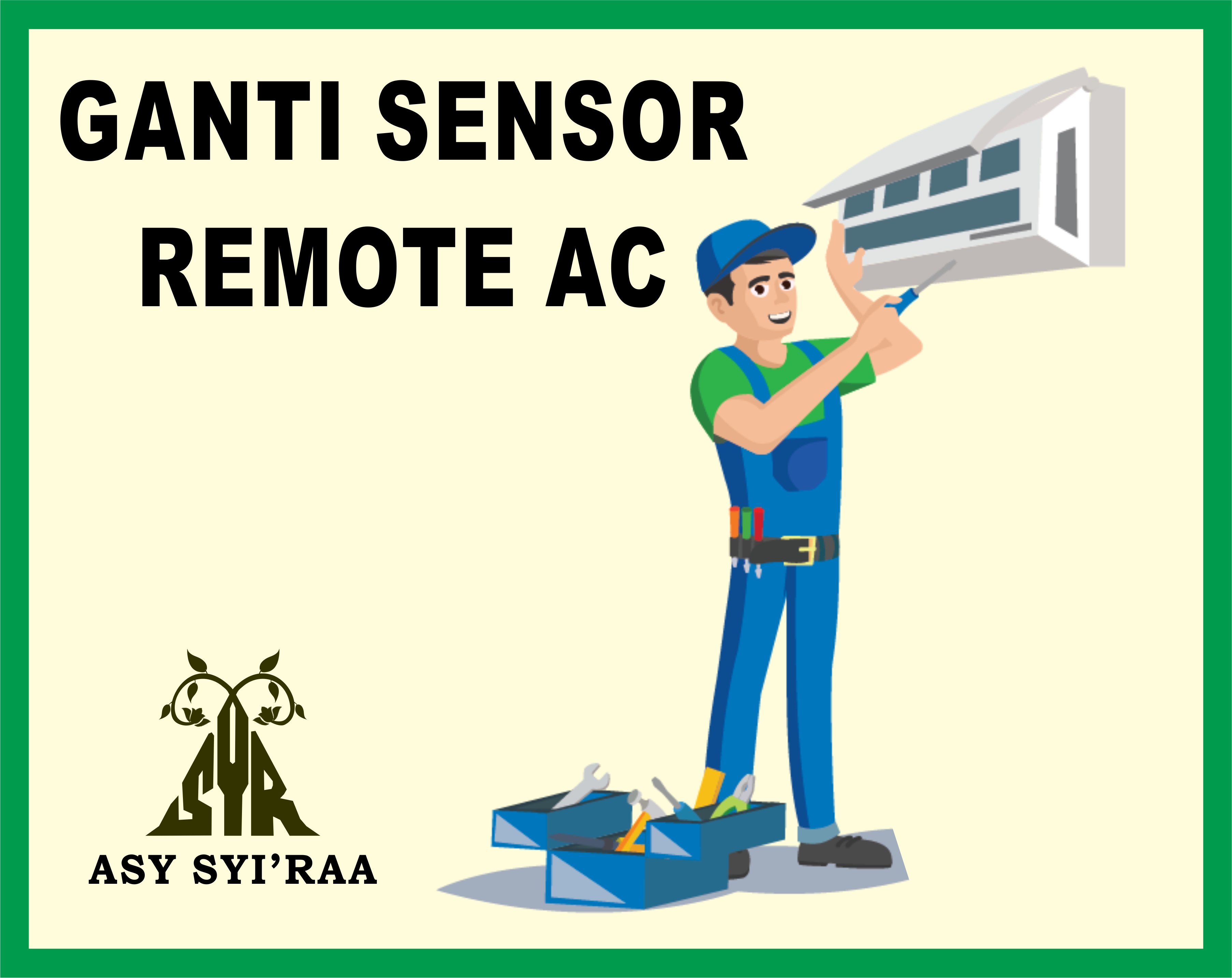 SERVICE AC / GANTI Sensor REMOTE