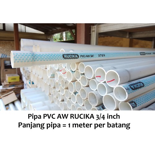 Pipa PVC Dia 1 inchi