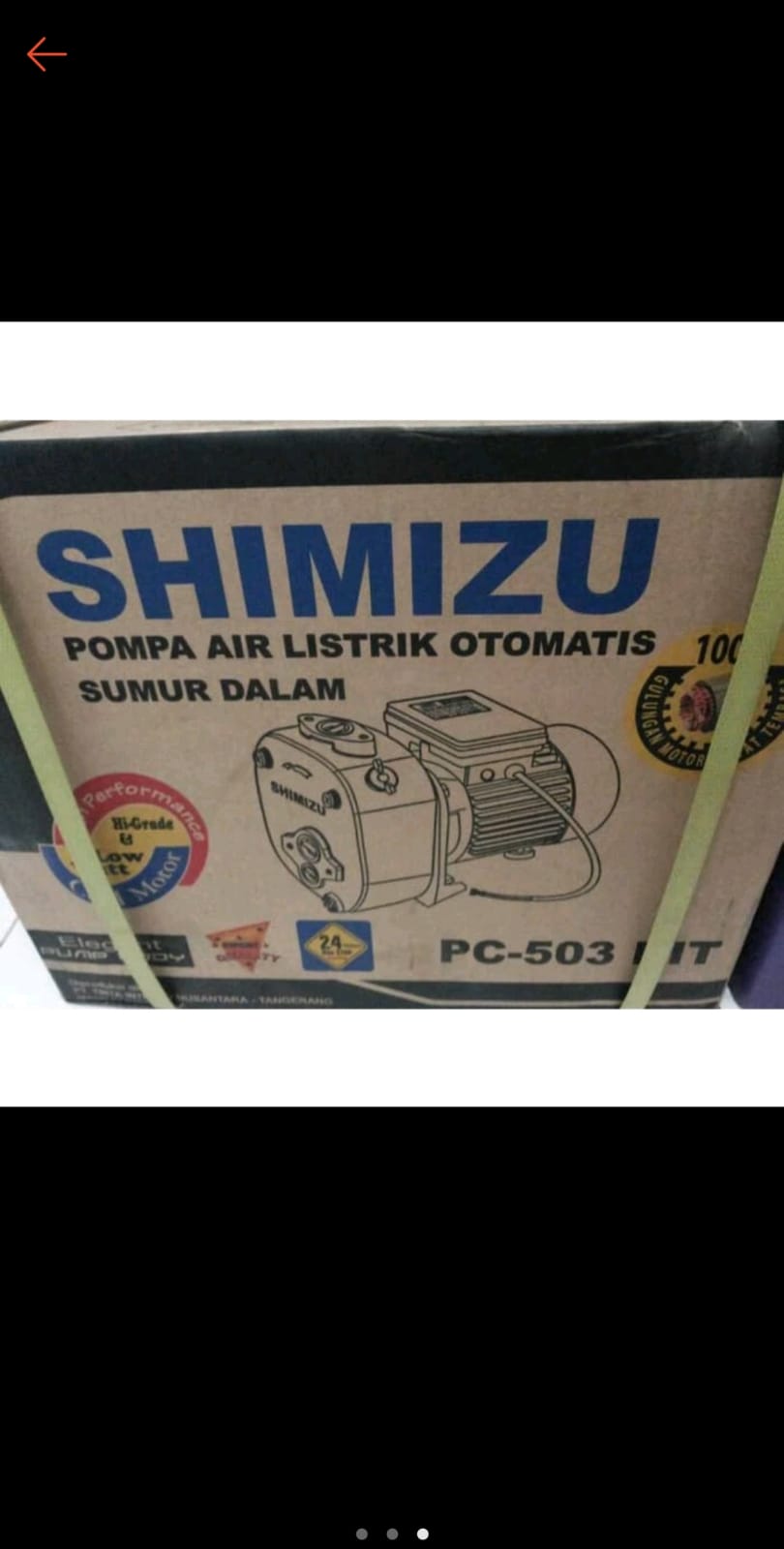 SHIMIZU PC 503 BIT JET PUMP 500 WATT (Dengan Tabung)