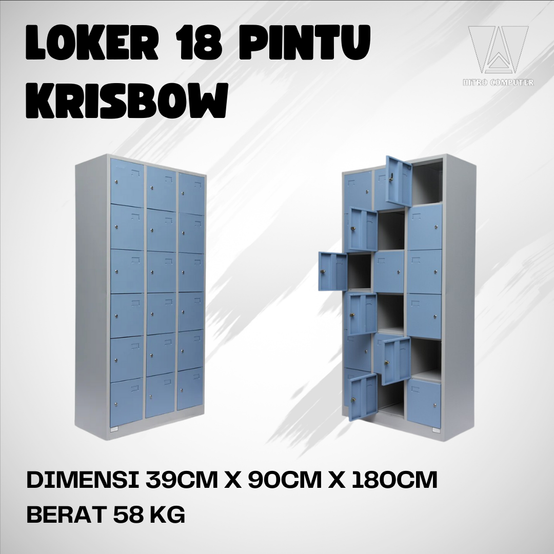 LOKER 18 PINTU KRISBOW