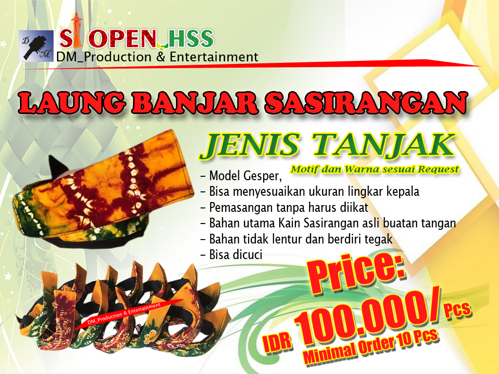 LAUNG BANJAR SASIRANGAN JENIS TANJAK