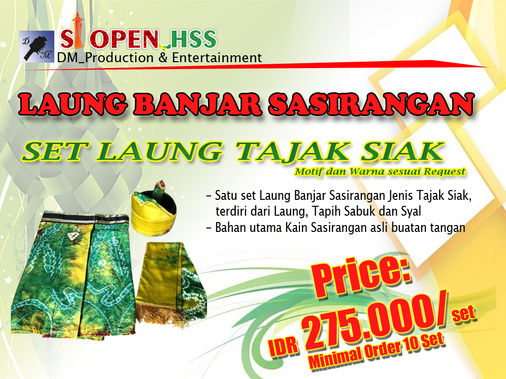 SET LAUNG TAJAK SIAK SASIRANGAN