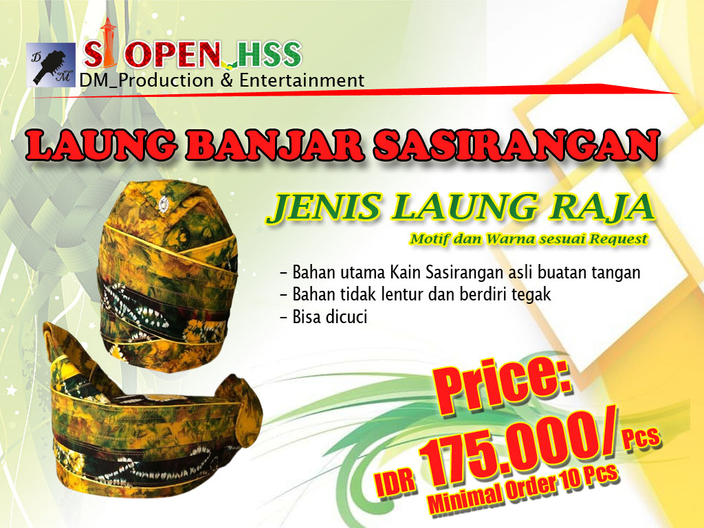 LAUNG BANJAR SASIRANGAN JENIS LAUNG RAJA