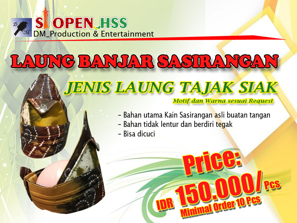 LAUNG BANJAR SASIRANGAN JENIS TAJAK SIAK