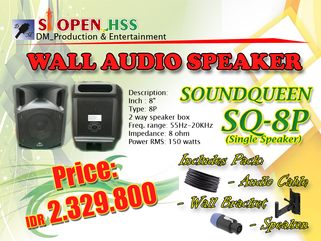 SPEAKER SOUNDQUEEN SQ-8P