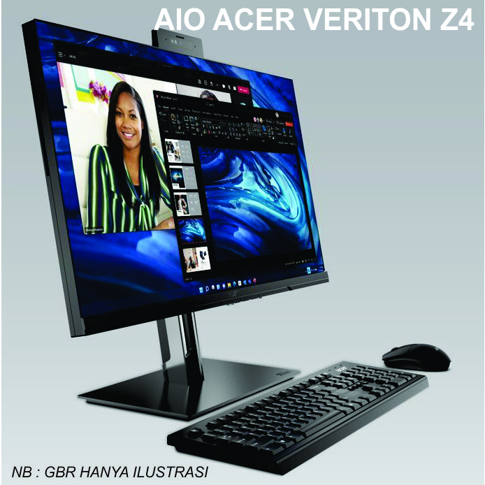 PC AIO Acer Veriton Z4 Core i5-12400