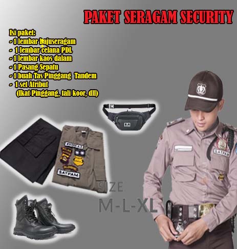 Paket Seragam Security / Petugas Keamanan