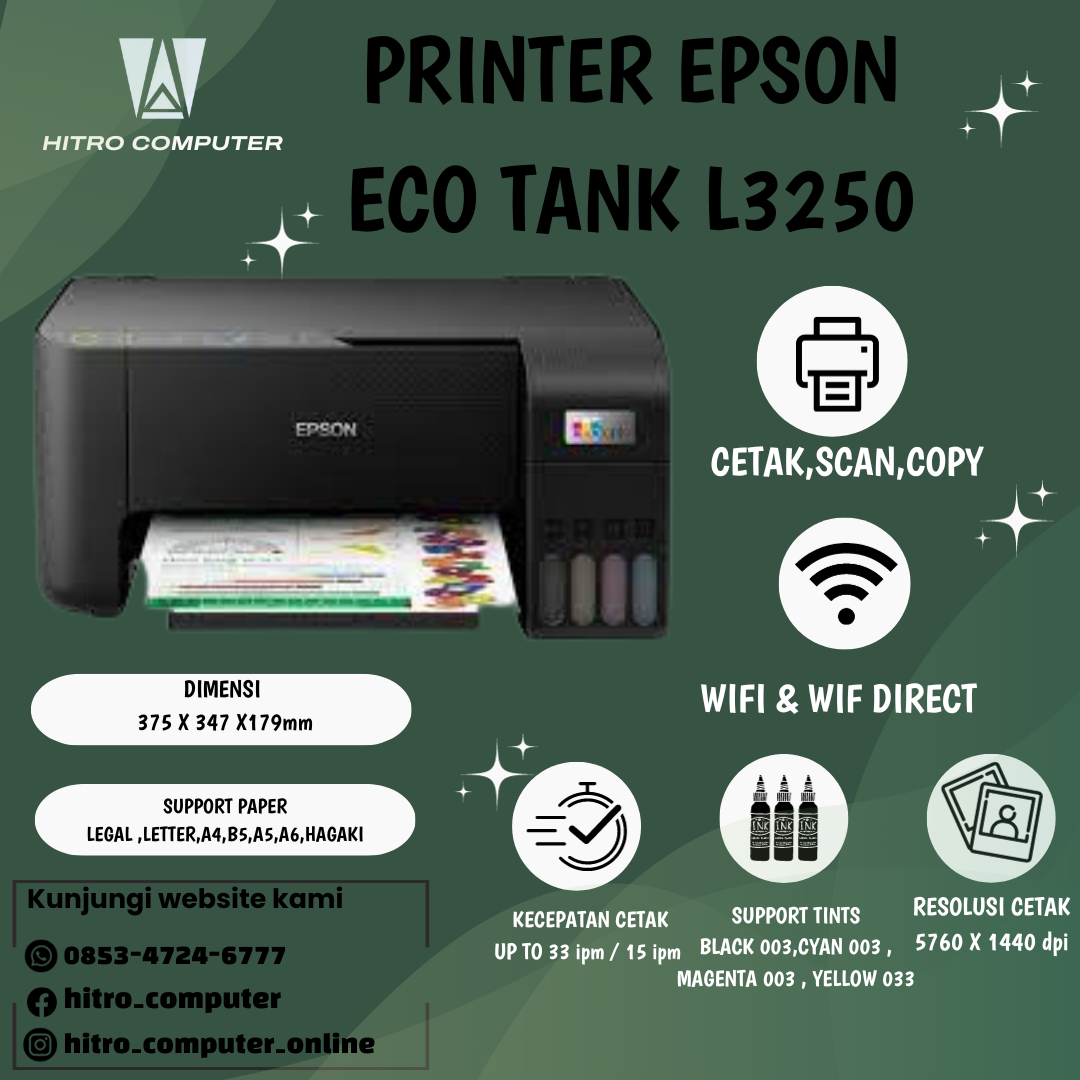 PRINTER EPSON ECOTANK L3250