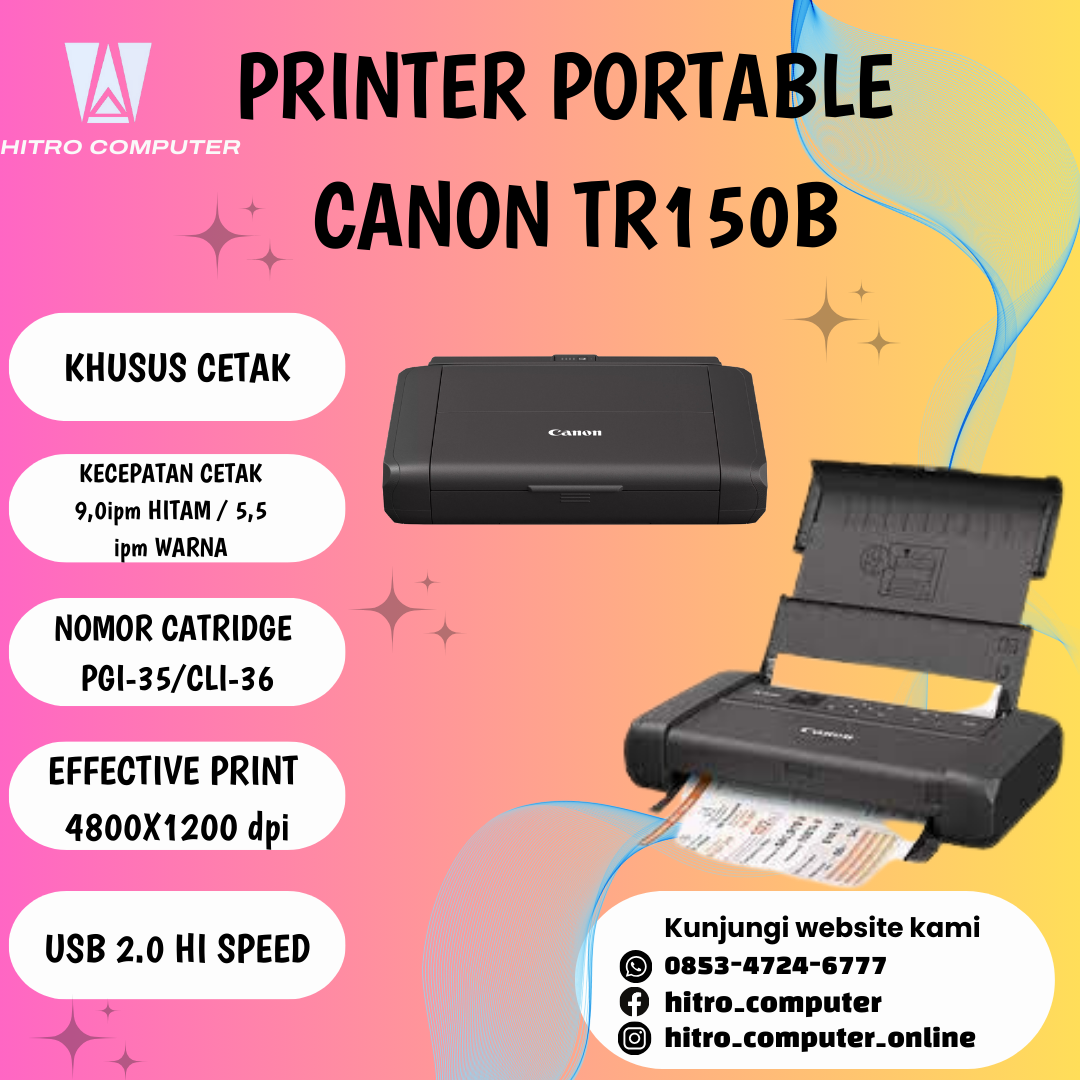 PRINTER PORTABLE CANON TR150B