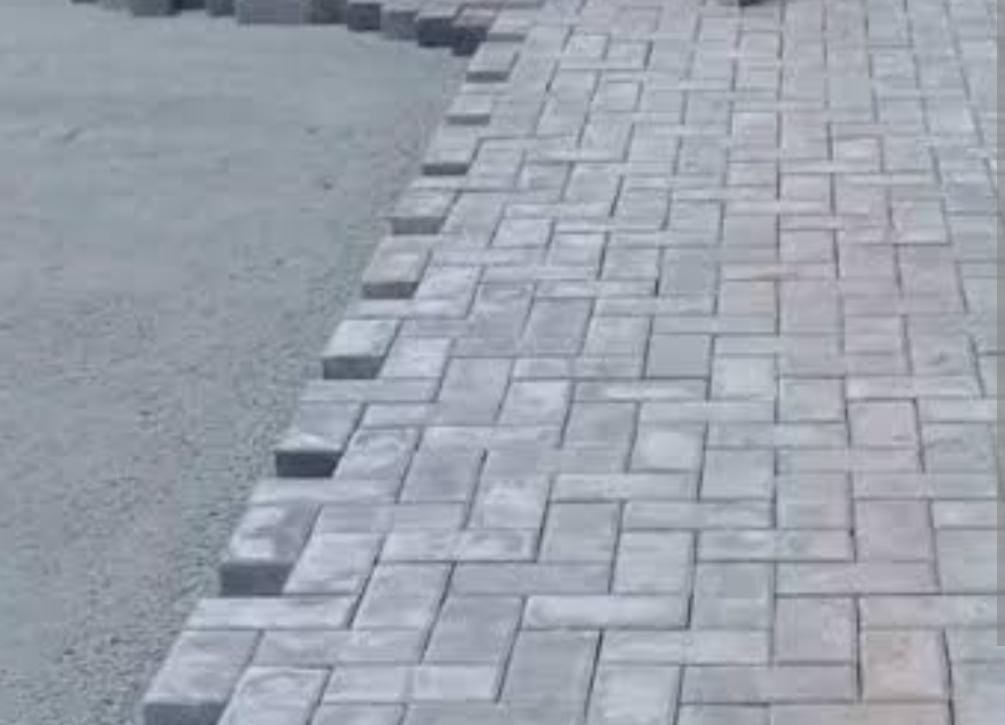 Paving 6 cm permeter