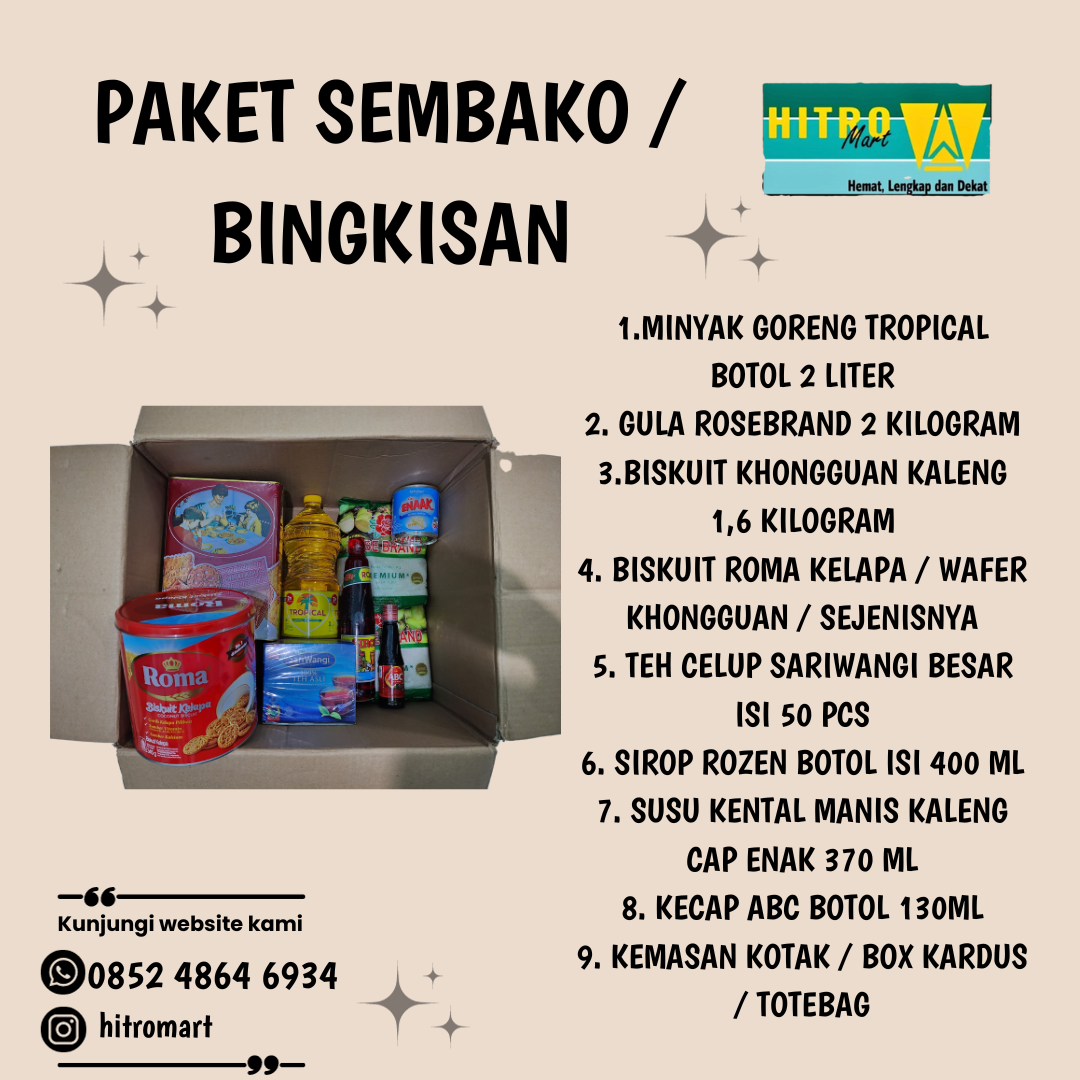 PAKET SEMBAKO / BINGKISAN