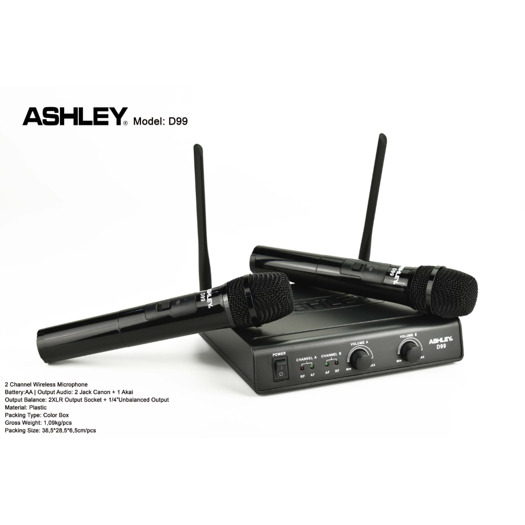 Mic Wireless Ashley D99