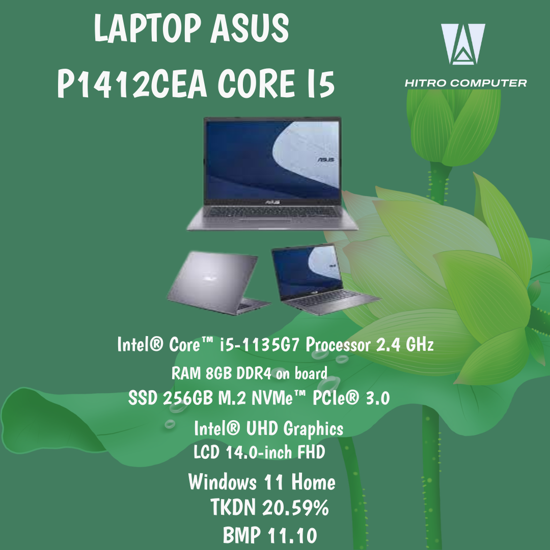 LAPTOP ASUS P1412CEA ID-EK0006W