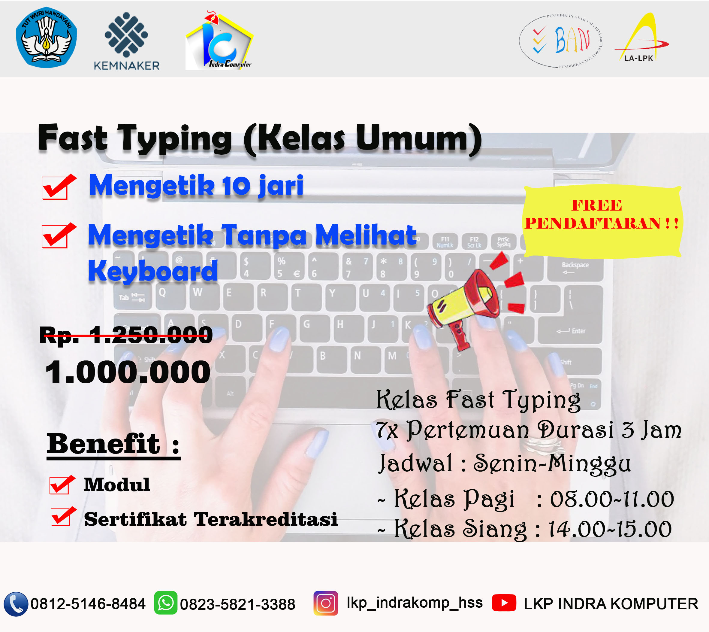 FAST TYPING (Kelas Umum)