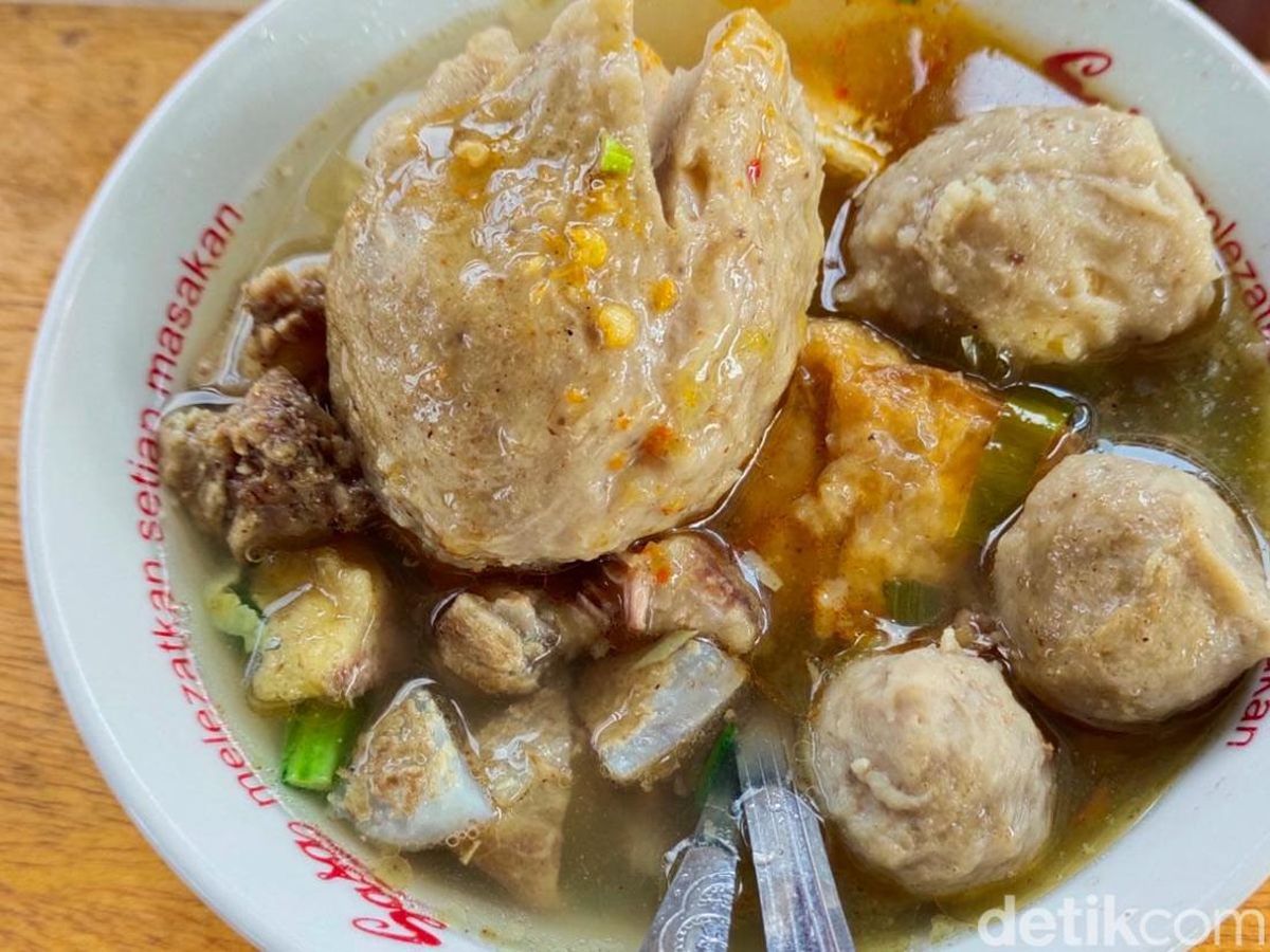 Bakso dan Es Serut Melon