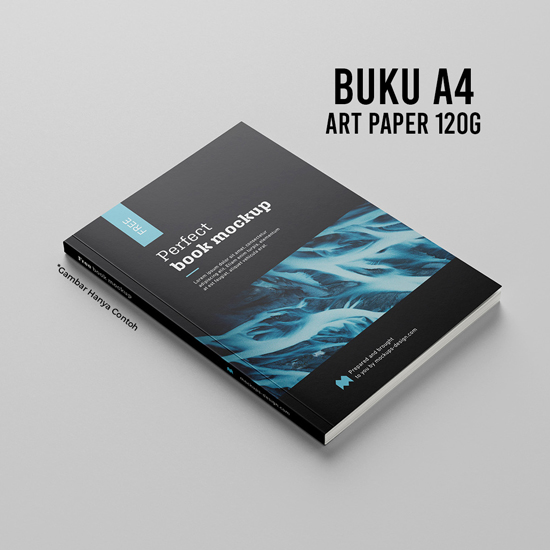 CETAK BUKU ART/MAT PAPER UKURAN A4 120 gsm