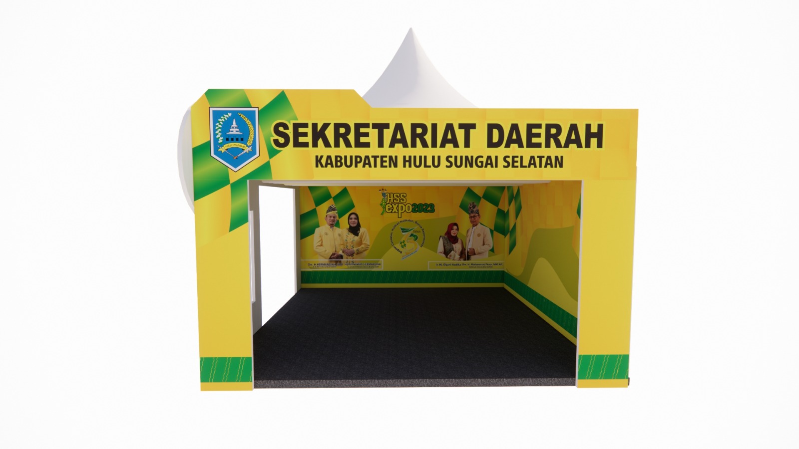 JASA PEMBUATAN STAND EXPO UK. 5 x 5 METER PERSEGI