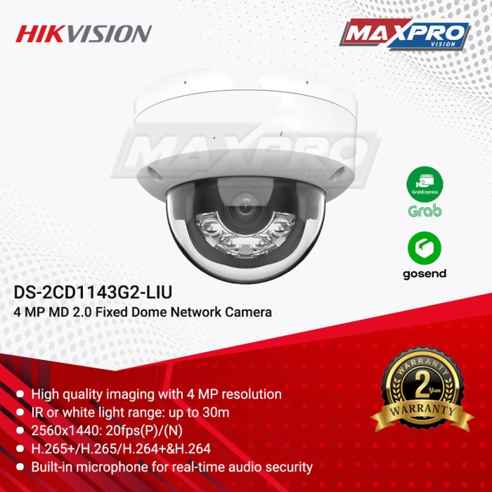 Kamera HIKVISION Dome 4MP Full Colour