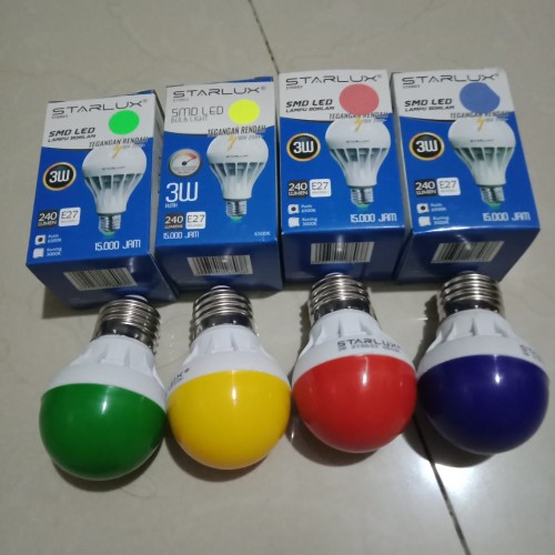 LAMPU WARNA STARLUX 5 W