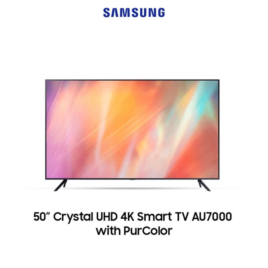 Samsung Smart TV 50 Inch Crystal 4K UHD 50AU7002