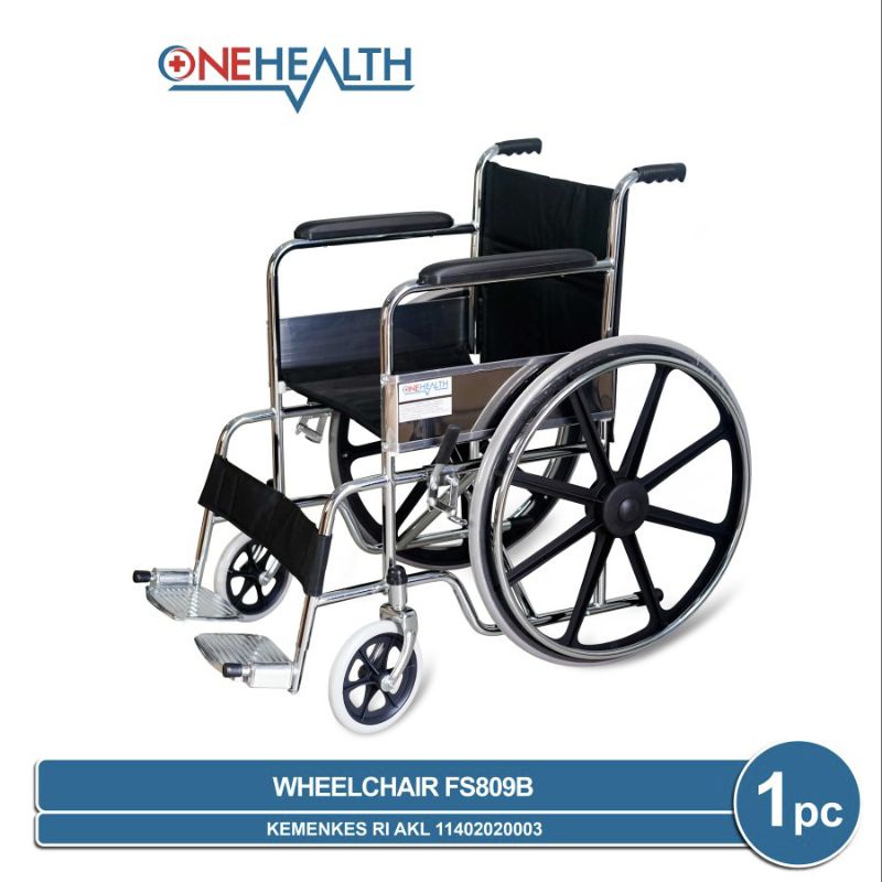 Wheelchair Onehealth KY809B Velg Racing / Kursi Roda Rumah Sakit / Alat Disabilitas