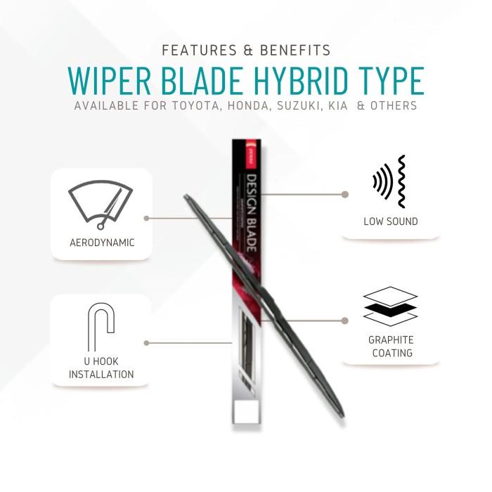 DENSO Wiper Design Standard Hybrid Graphite Coating DDS 14 - 26