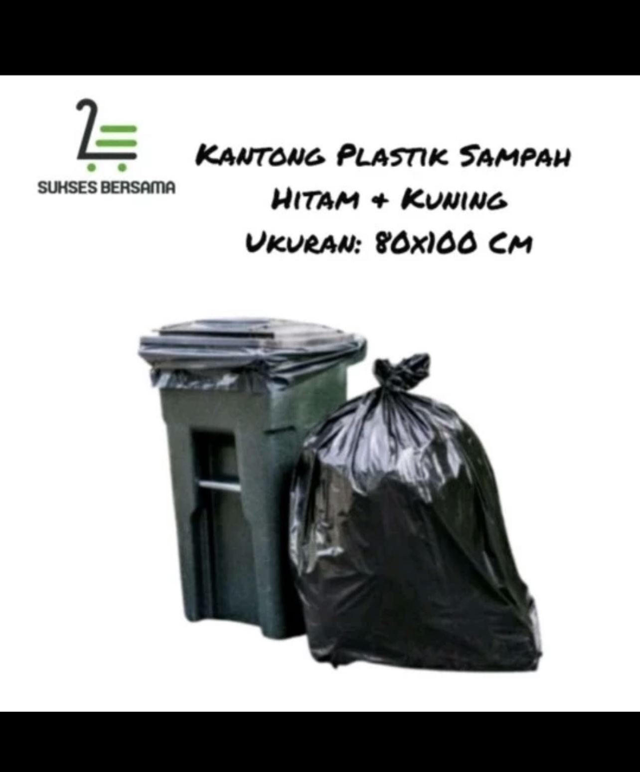 Plastik sampah 80x100