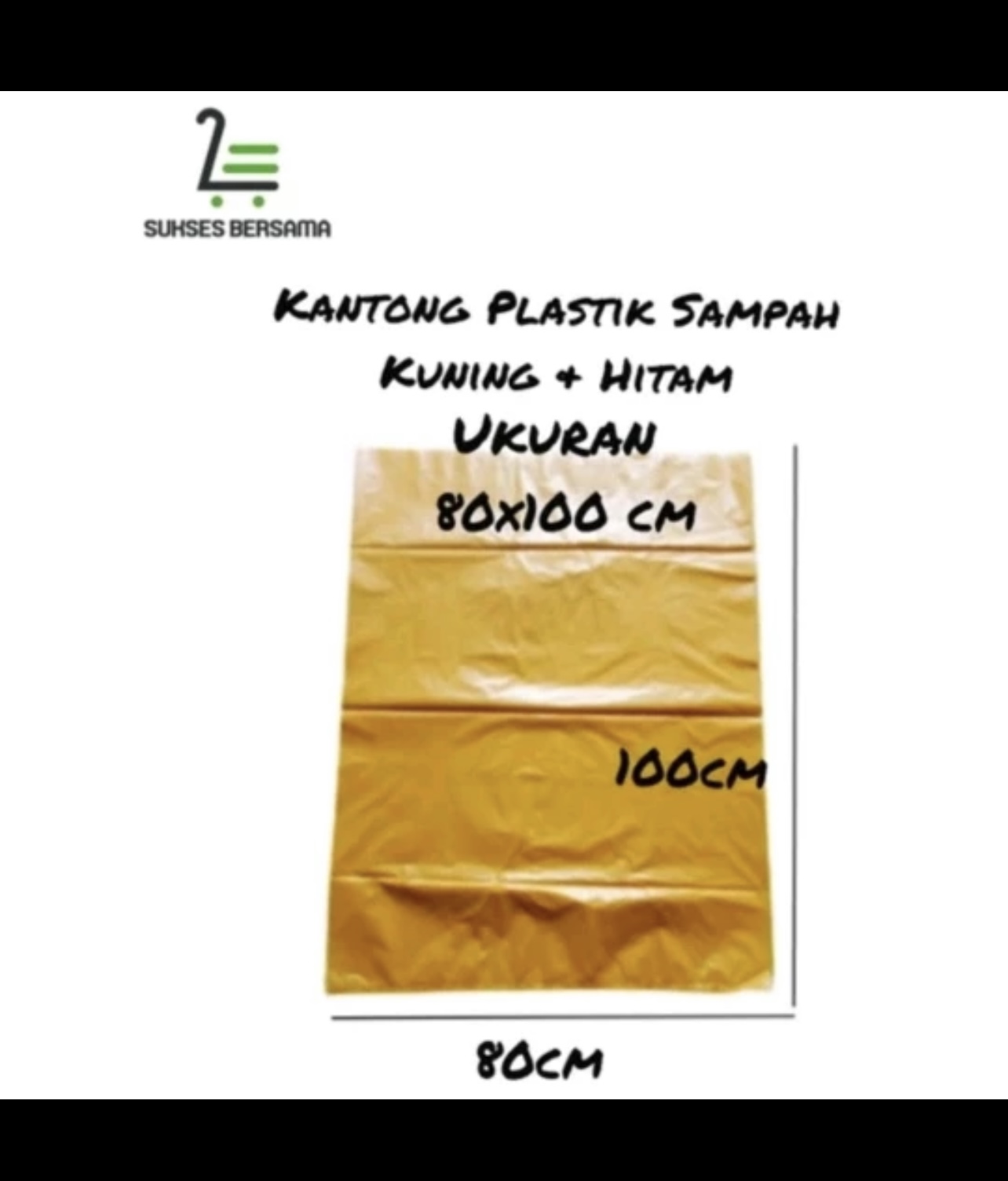 Plastik sampah 80x100