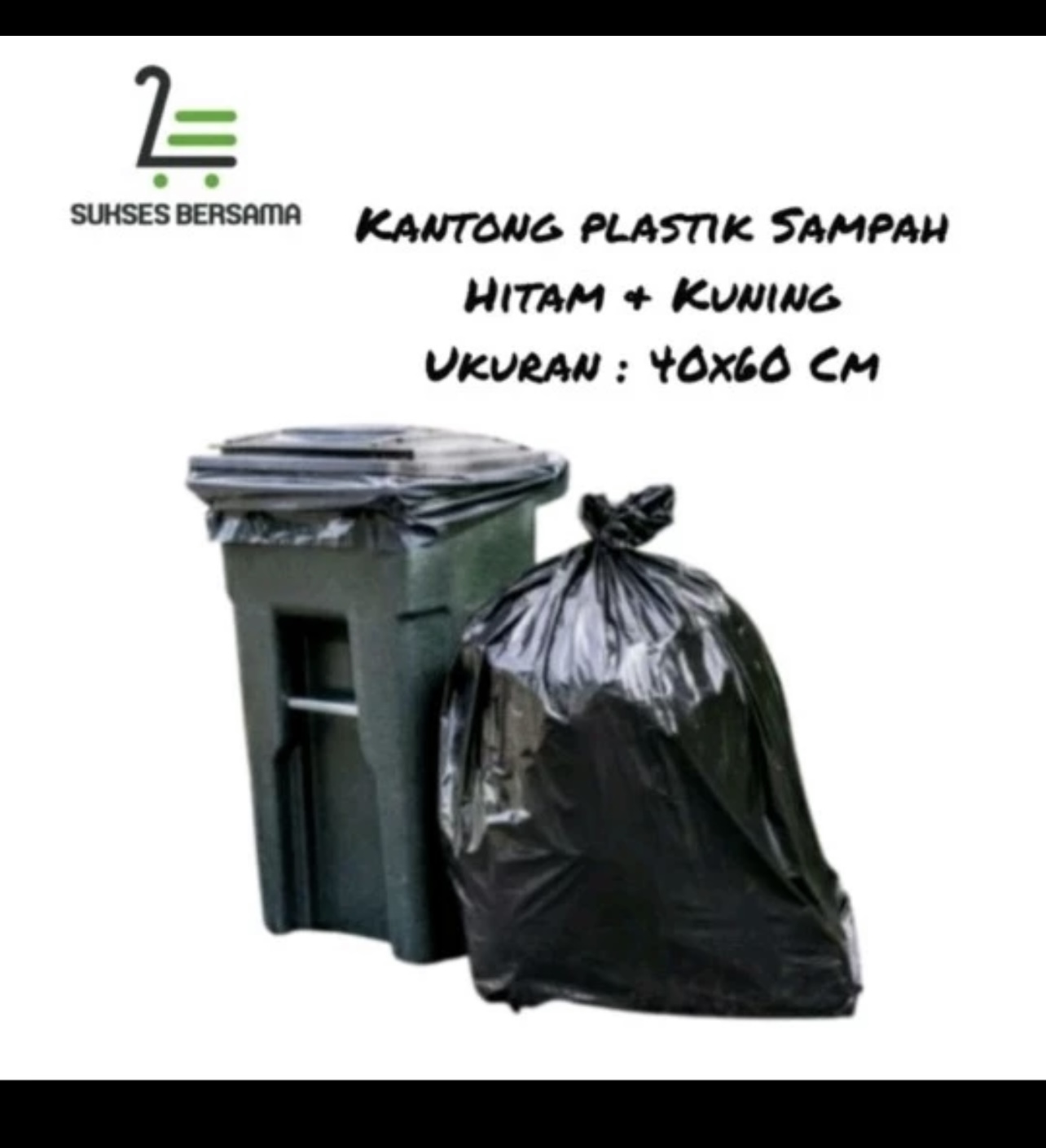 Plastik sampah 40x60