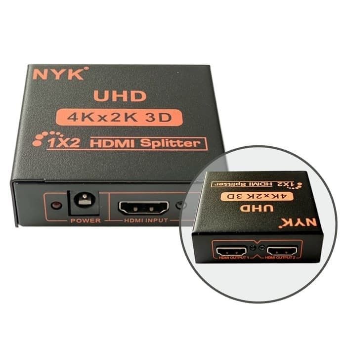 HDMI BOOSTER SPLITER NYK 2 PORT 1080P
