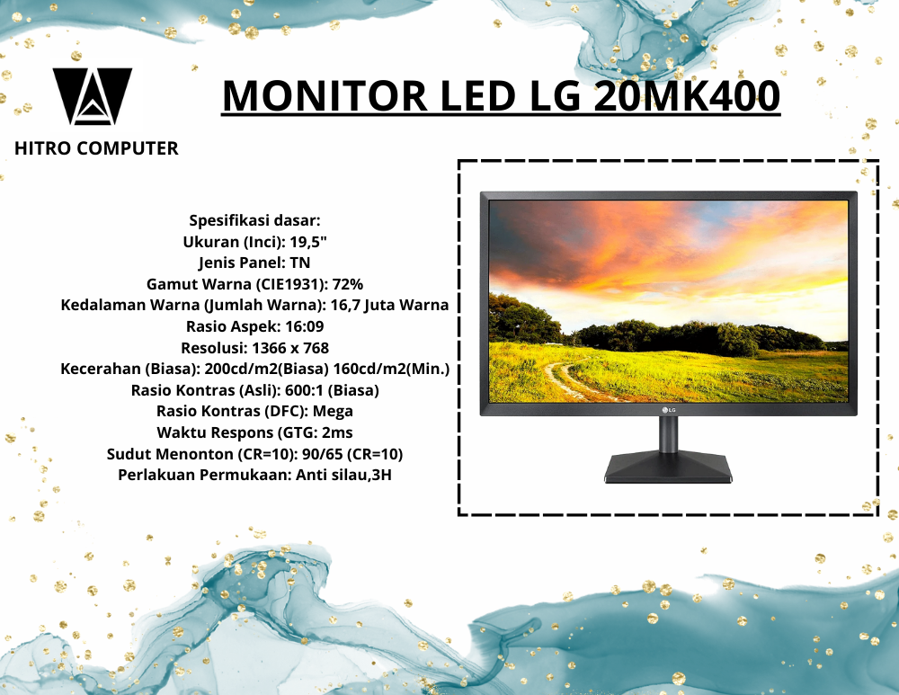 MONITOR LED LG 20MK400