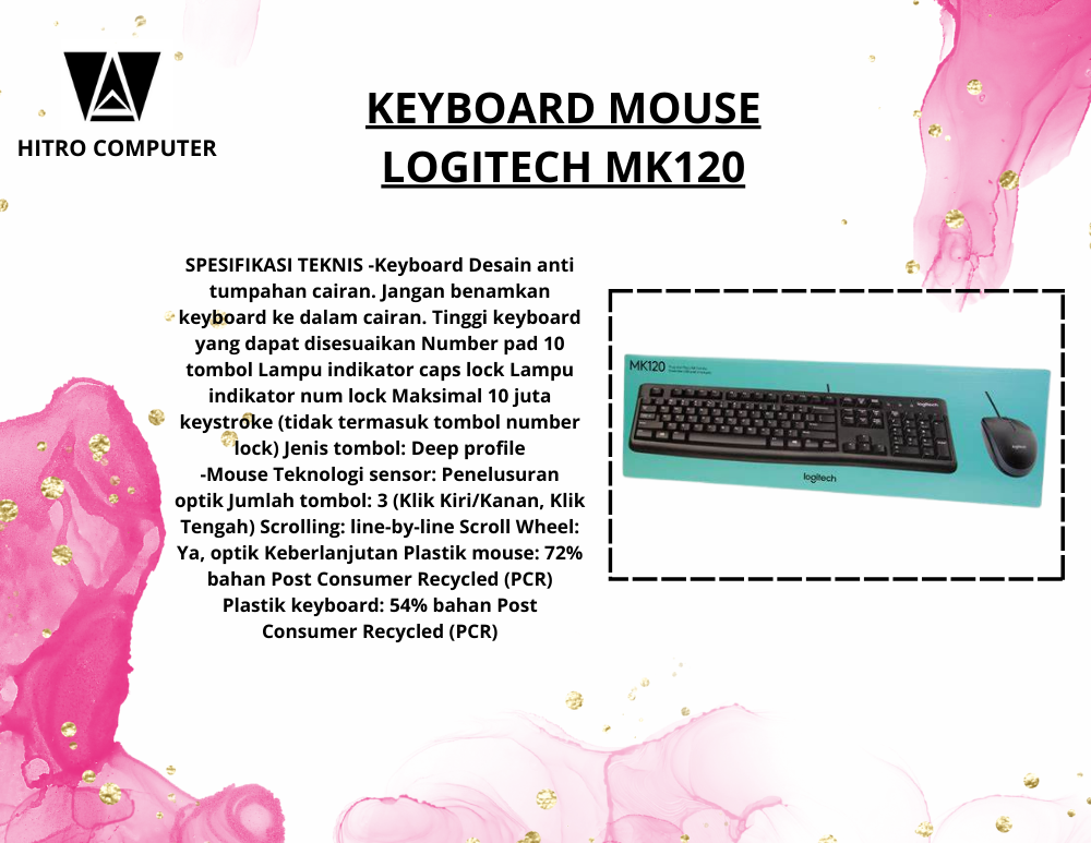 KEYBOARD MOUSE MK120 