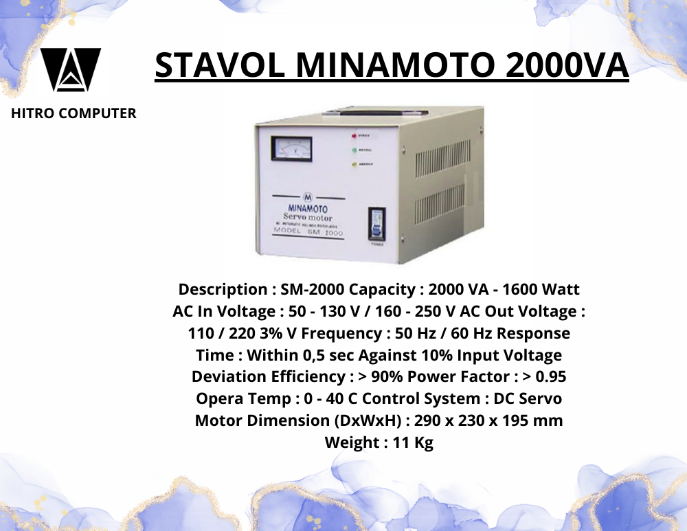 STAVOL MINAMOTO 2000VA