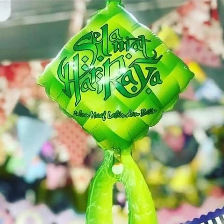 Balon foil ketupat besar 40cm