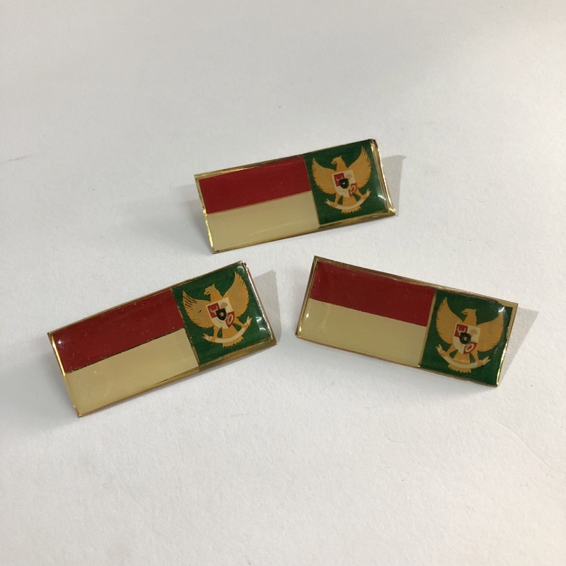 Pin Hijau Garuda Merah Putih