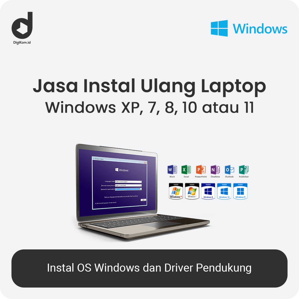 INSTAL ULANG WINDOWS