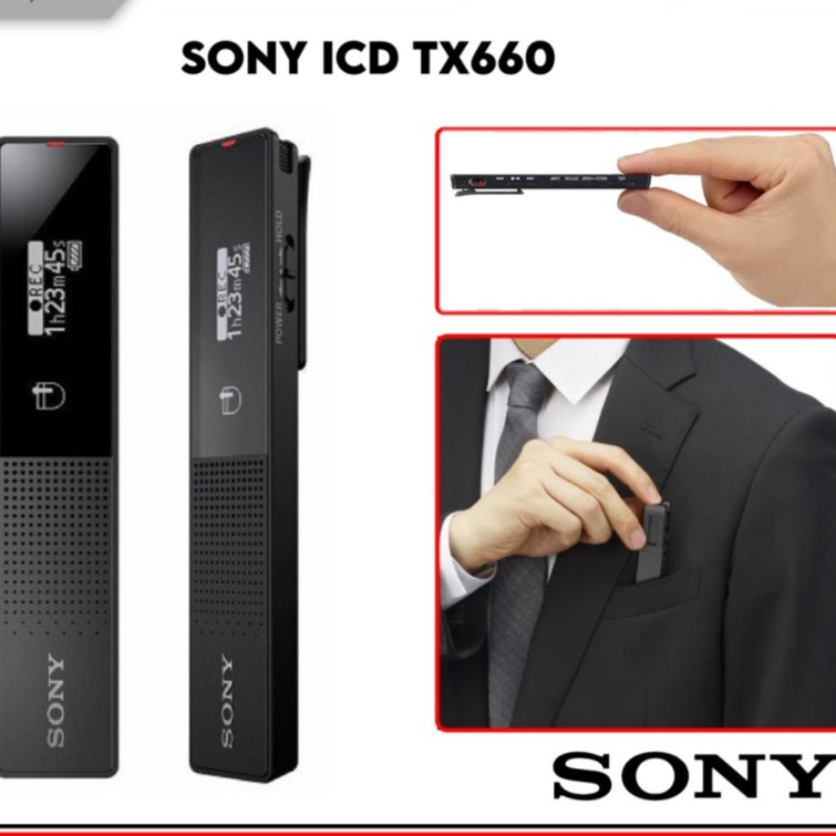 SONY ICD TX660 DIGITAL VOICE RECORDER