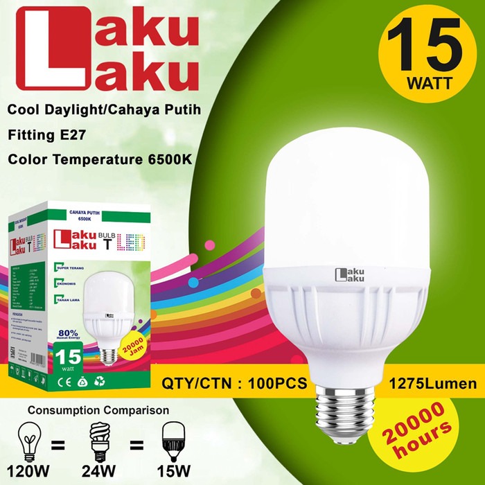 LAMPU LAKU LAKU 15 WATT