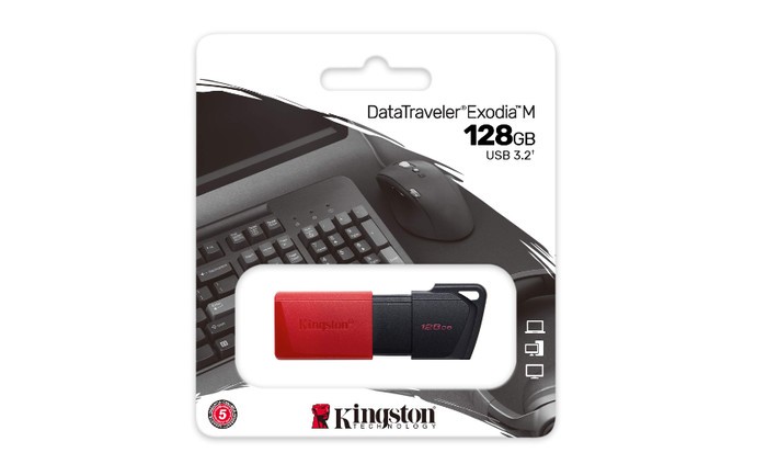 FLASDISK KINGSTON EXODIA 128 GB 