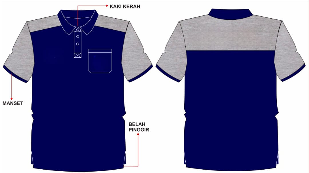 Kaos Polo Bordir