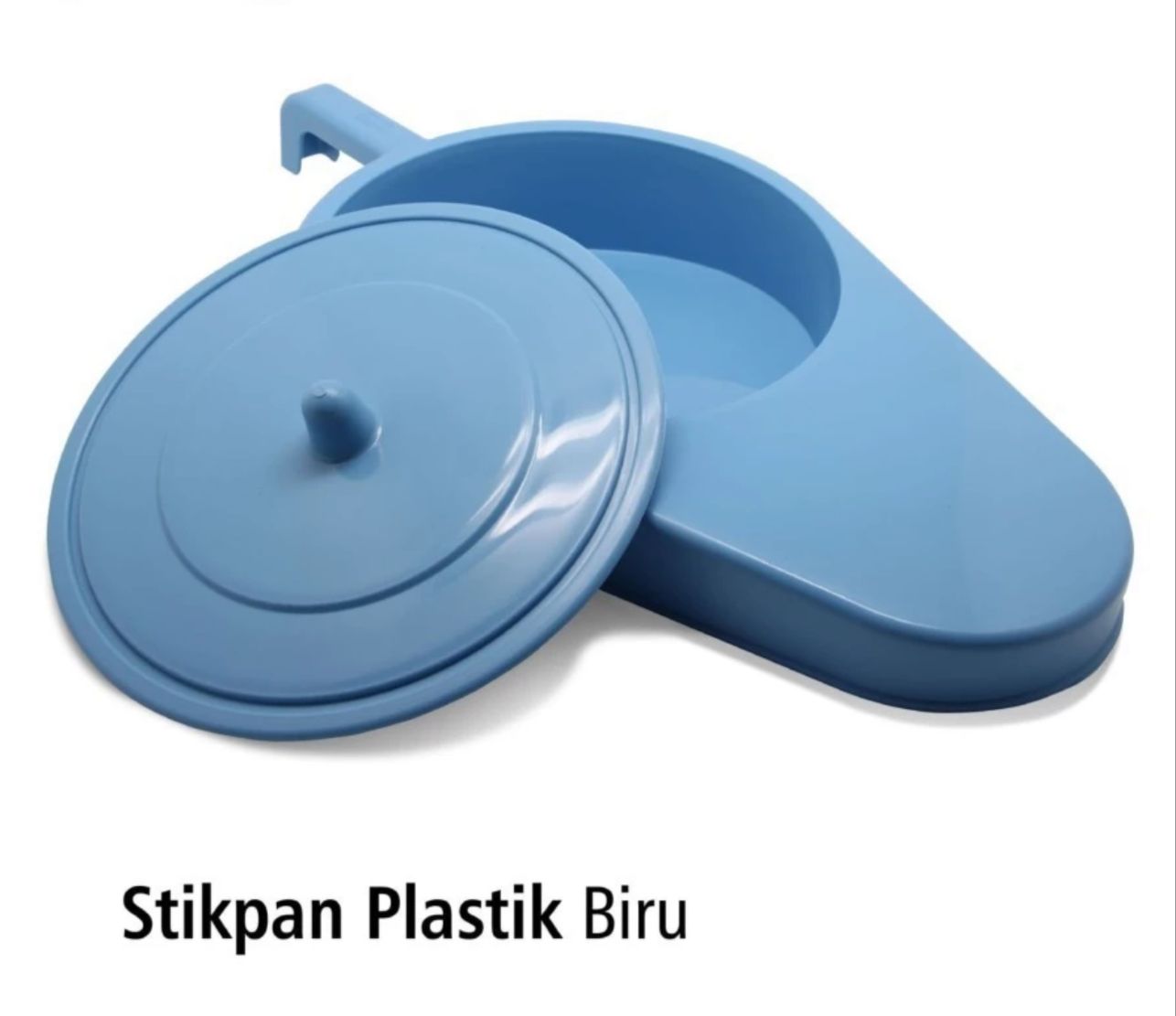 stikpan plastik biru