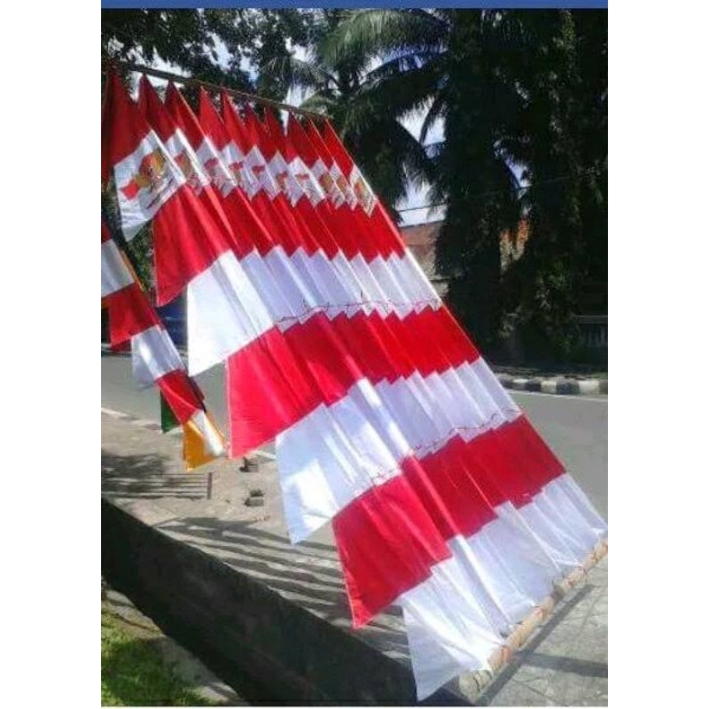 Bendera umbul-umbul merah putih 