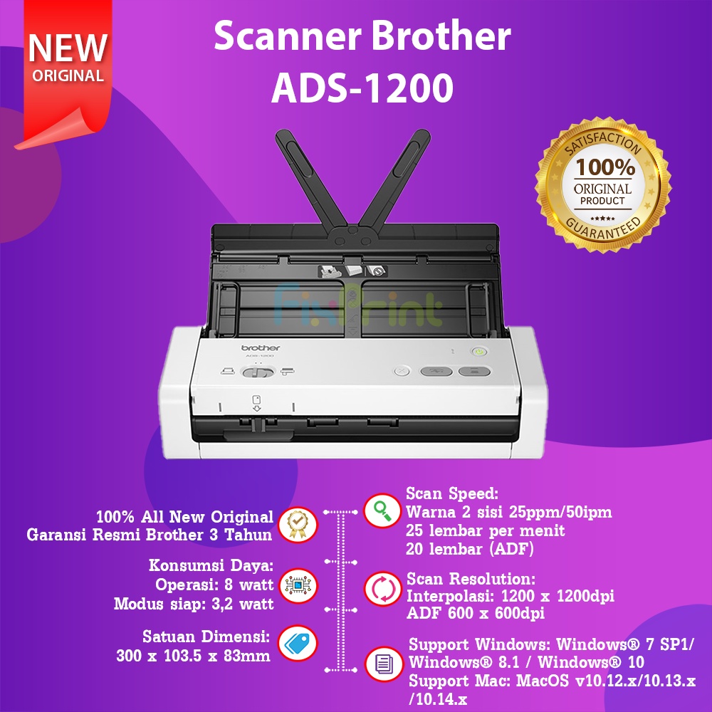 Scanner Brother ADS-1200