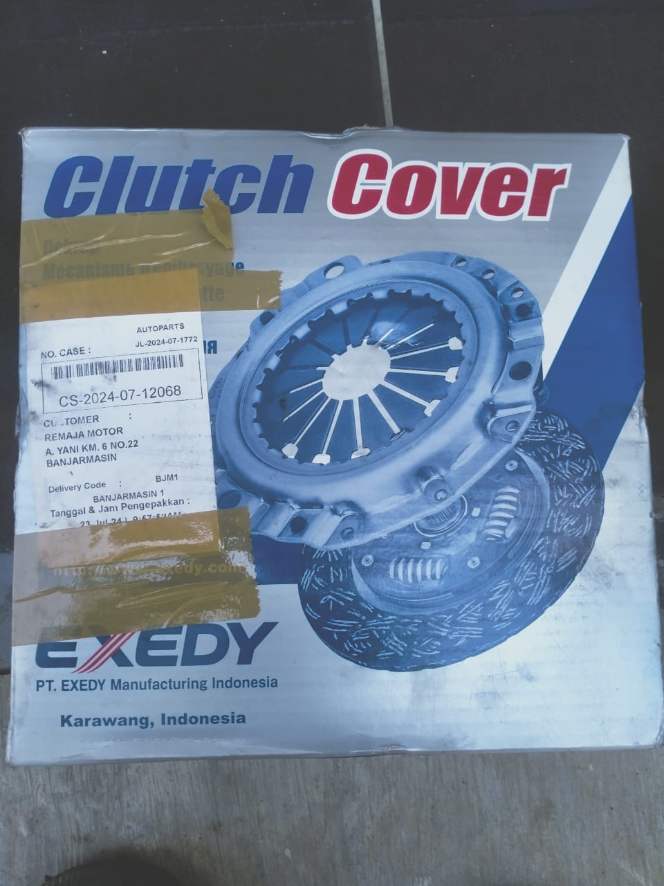 Clutch cover