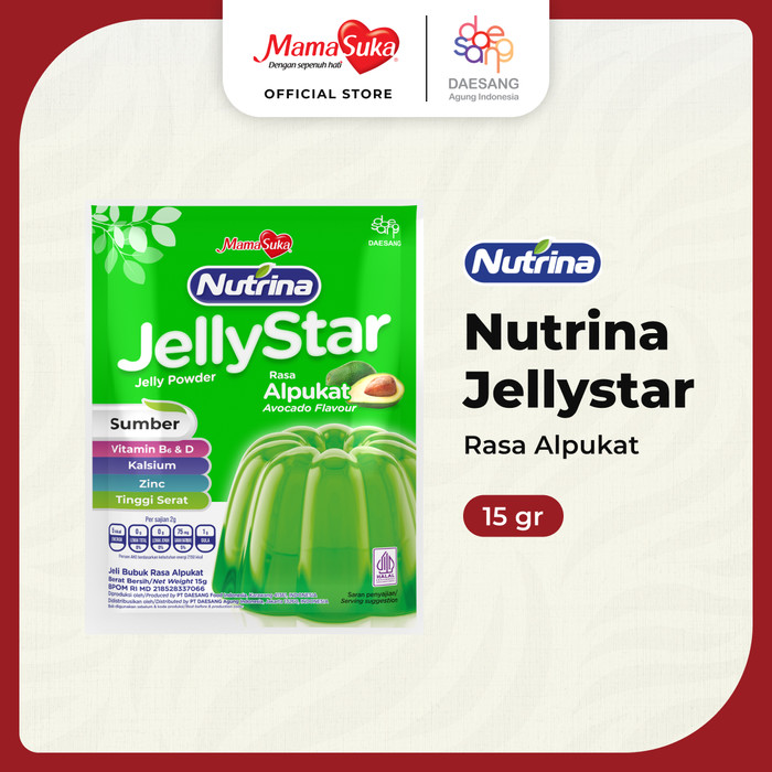 NUTRINA JELLYSTAR ALPUKAT MAMASUKA 15 GR