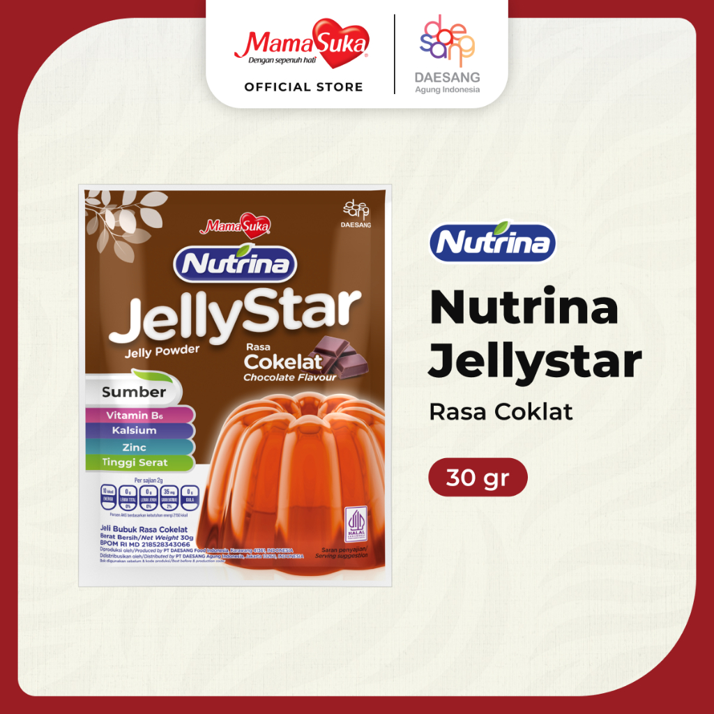 NUTRINA JELLYSTAR COKLAT MAMASUKA