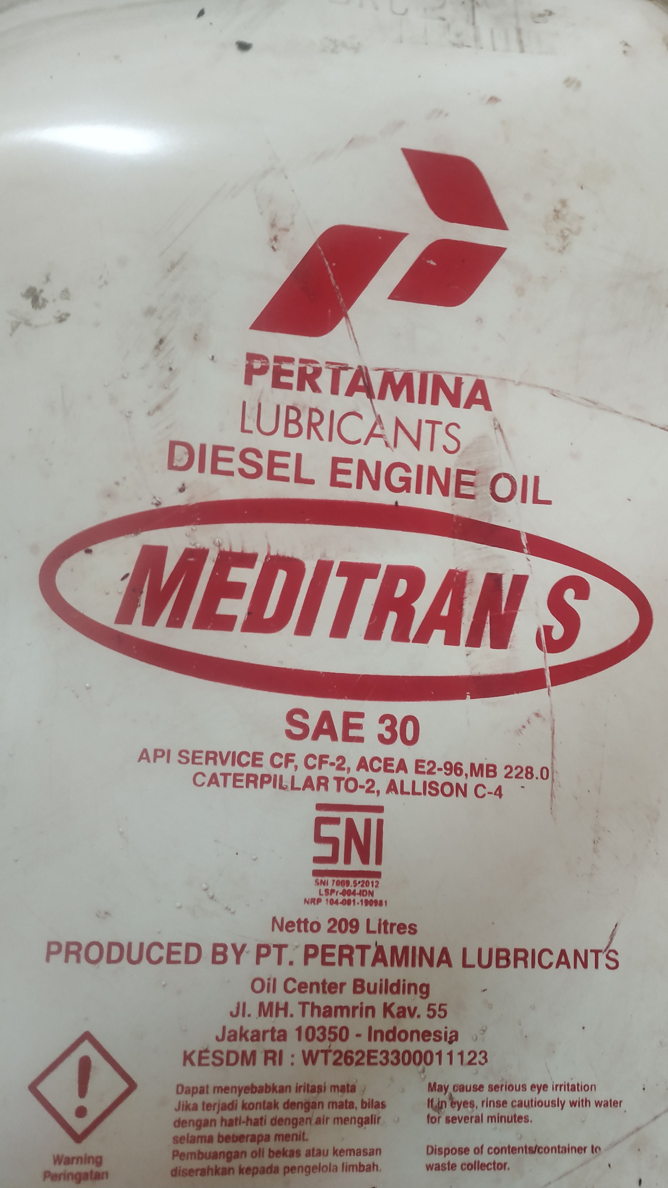 Oli Meditran S SAE 30