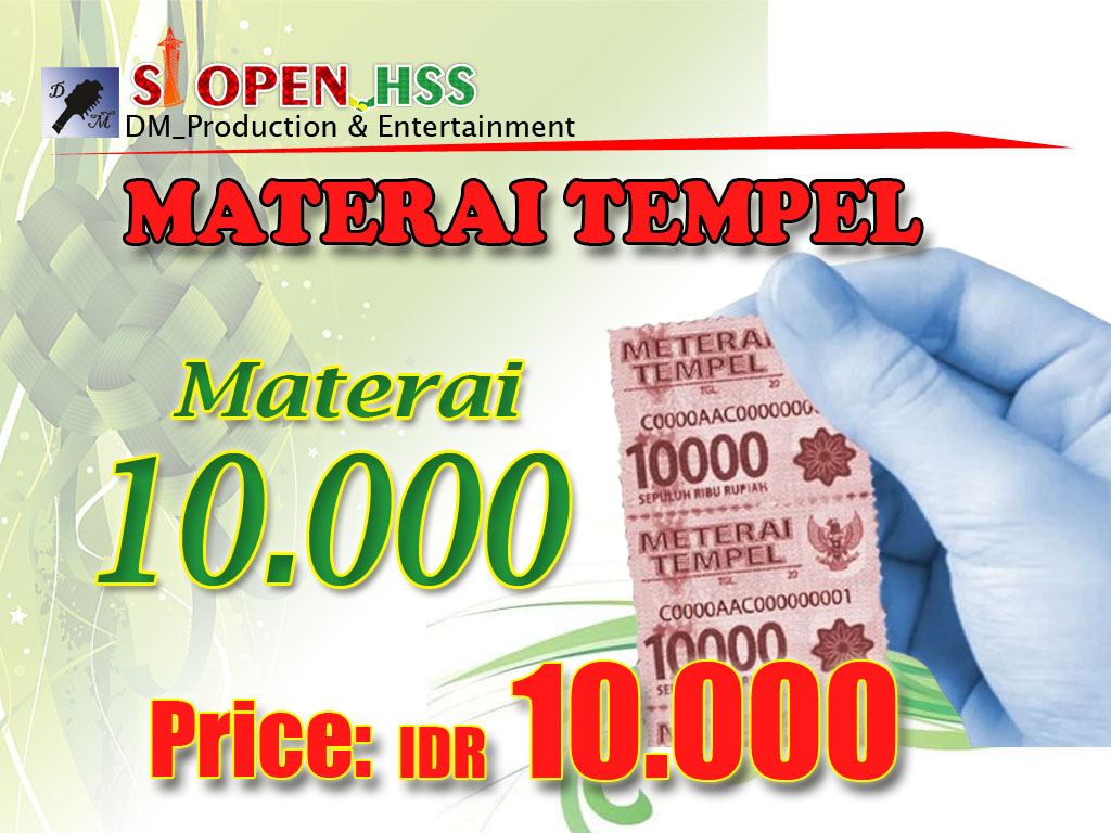 MATERAI TEMPEL 10.000