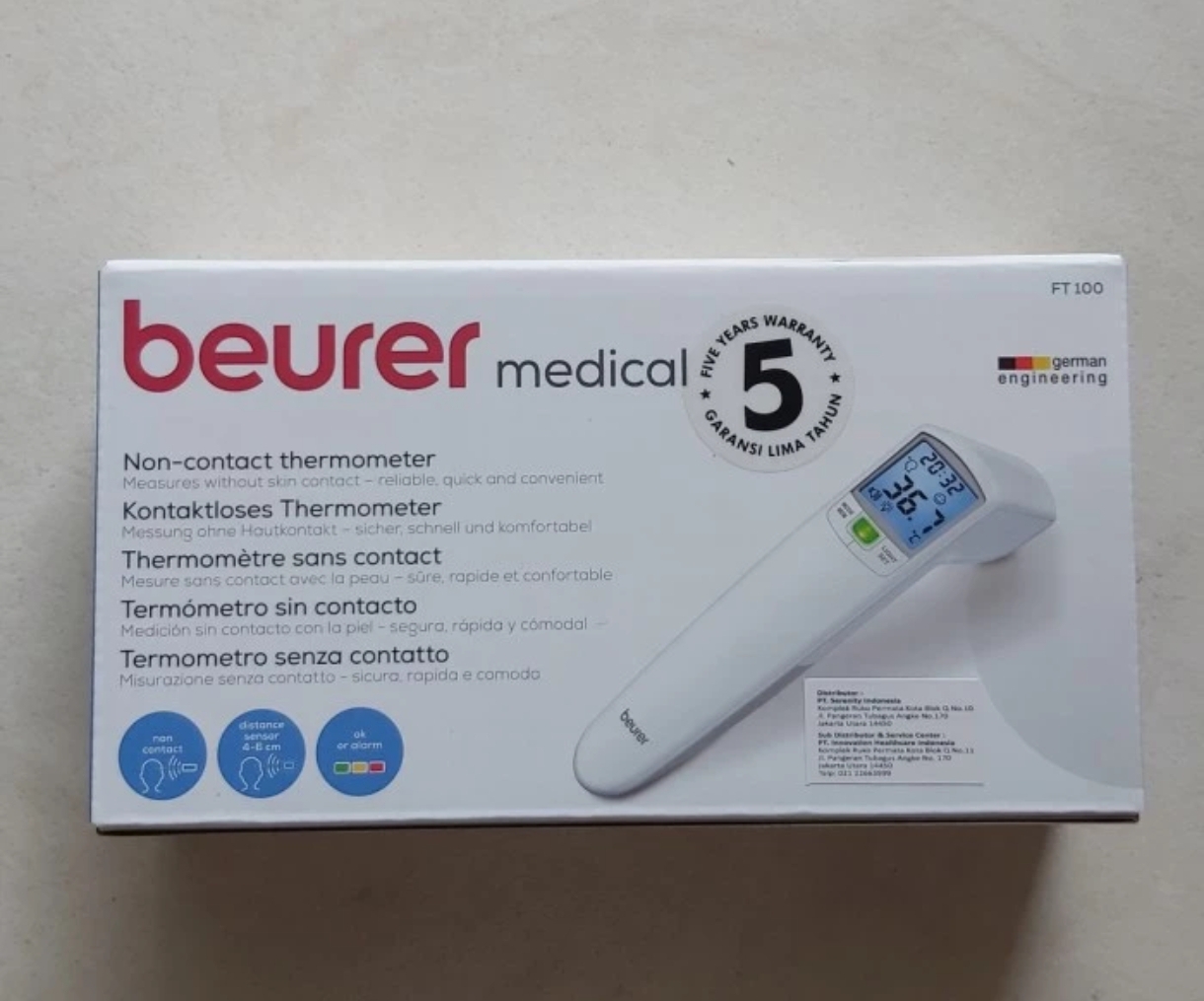 Termometer Infrared Beurer FT100